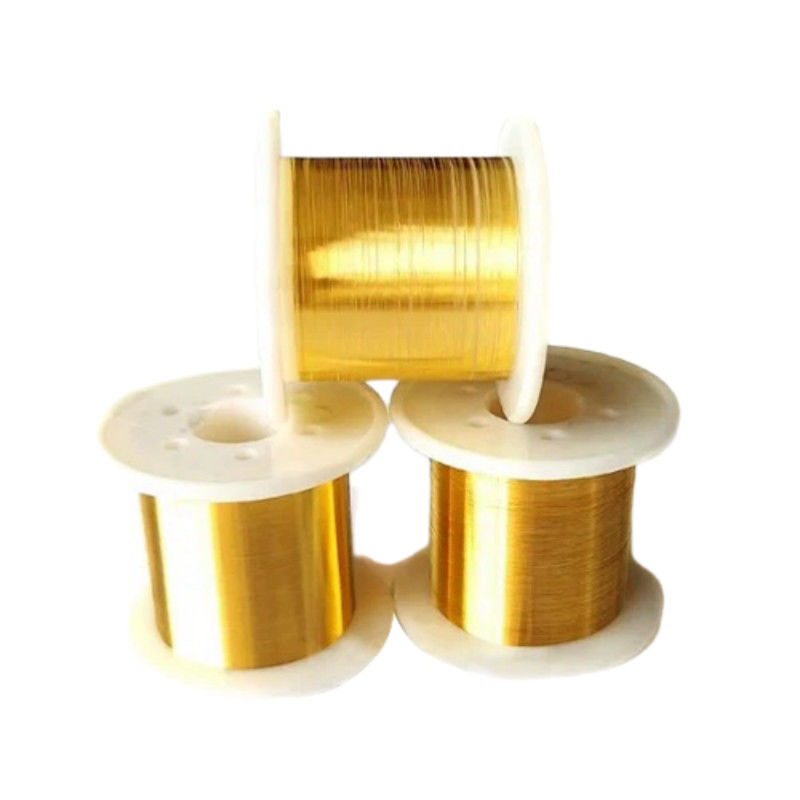 Finitura superficiale liscia e lucida filo di tungsteno placcato oro per elettrodi ad alte prestazioni