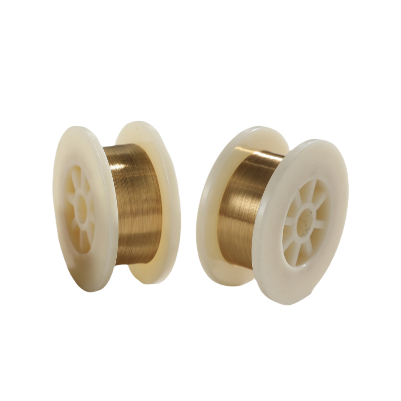 Diametro di filo ultrafine 0,011 mm Filo di tungsteno placcato d'oro per l'industria dei dispositivi medici
