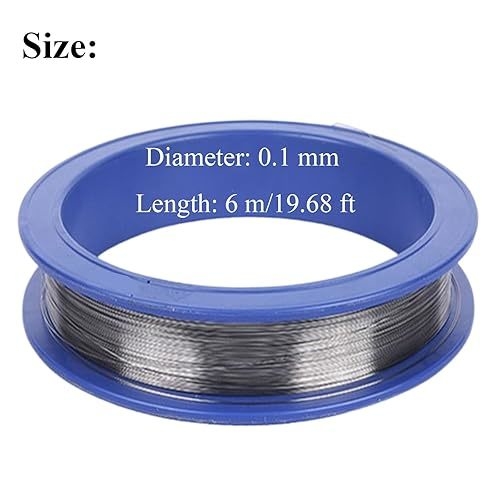Filato di tungsteno di alta purezza, 99,95% di ferro puro, diametro 0,09 mm-0,15 mm, lunghezza 6 M per laboratorio industriale