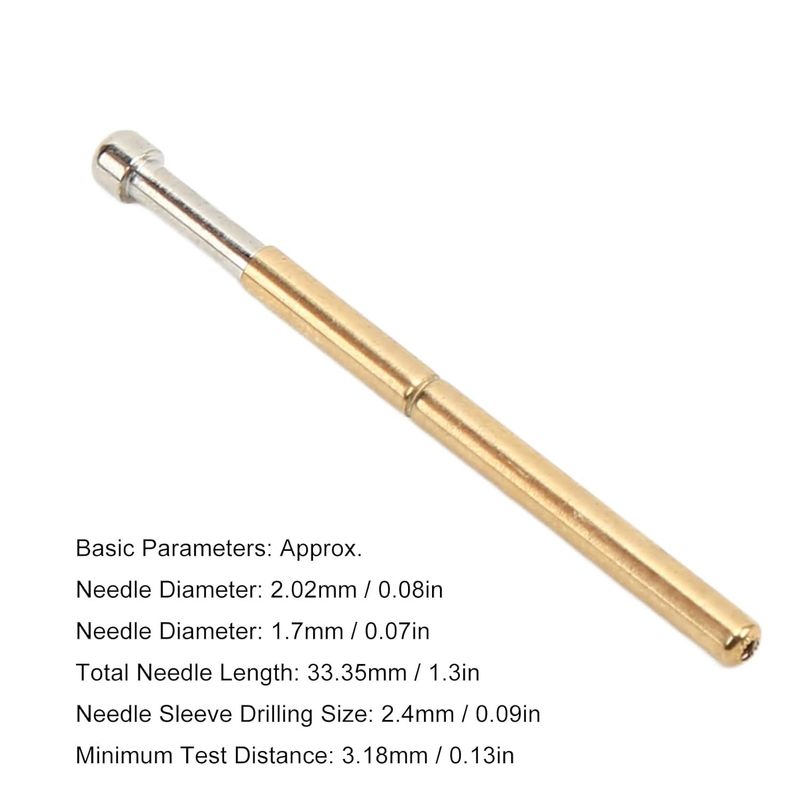 Prodotto di fabbrica Sonde di prova a molla Testa a molla di tipo 2 mm Strumenti di prova di diametro Pin di prova PCB