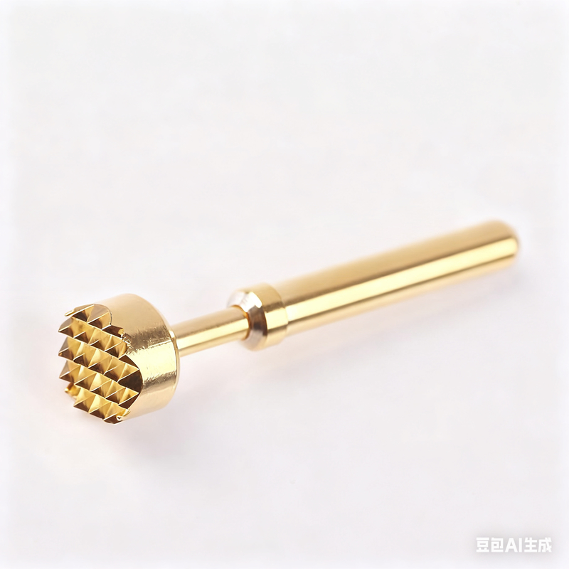 Customized Gold Plated Spring Test Probe with 2.54mm Pitch and 4.0 Full Travel for PCB Testing