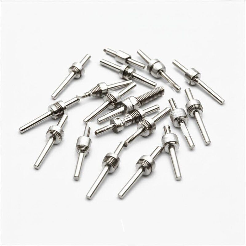 Sonda di prova a molla a canna in ottone placcato oro con pistone BeCu/SK4 e molla SWP per test di precisione