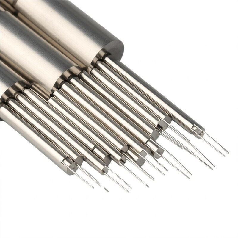 Sonde di Prova a Molla Placcate Oro di Dimensioni Personalizzate con Corrente Nominale di 0,50 Ampere e Resistenza di Contatto Massima di 50 mΩ