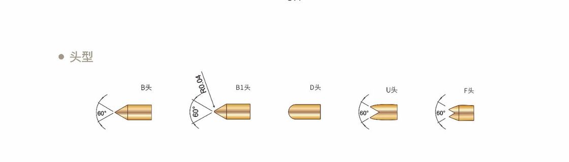 Sonda di prova a molla ad alta durata placcata in oro | Pogo Pin di dimensioni personalizzate per test elettronici