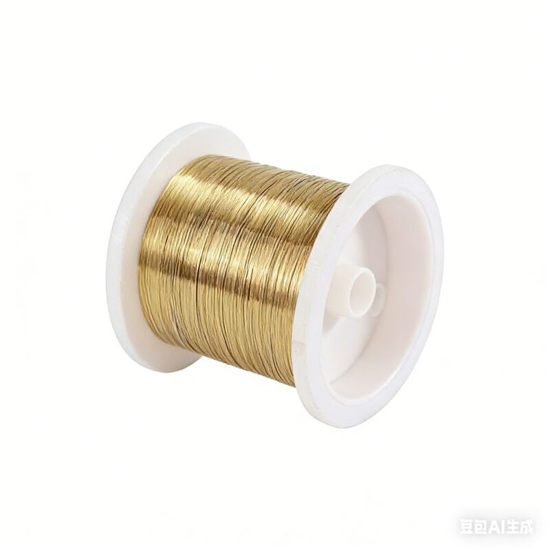Filo di molibdeno rivestito in oro ultra fine da 25 µm/27 µm ad alta purezza 99,999% con resistenza alle alte temperature 450 ℃ per la microelettronica