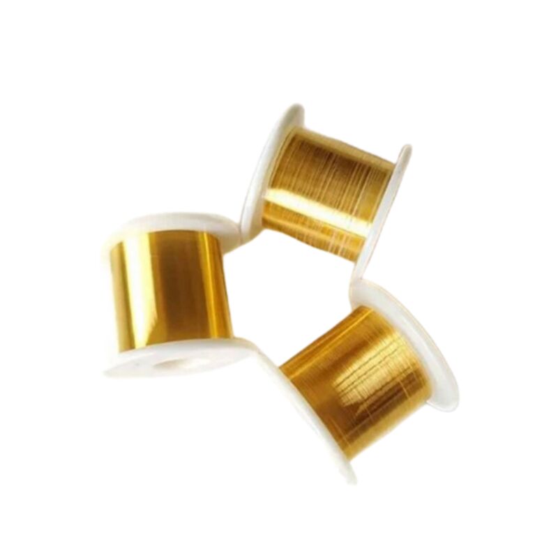 0.003mm Ultra Fine Gold Plated Tungstene Wire Alta precisione per microelettrodi medici e dispositivi minimamente invasivi