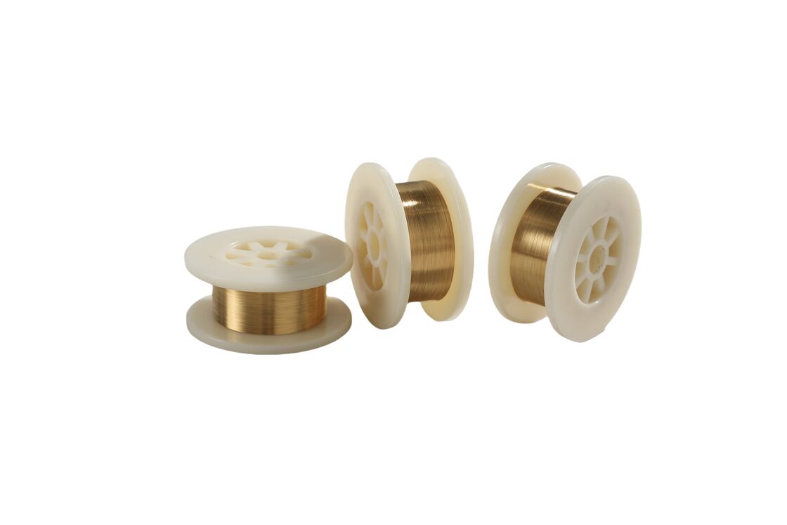 0.0035mm Micro diametro filo di tungsteno placcato d'oro per micro parti elettroniche a vuoto