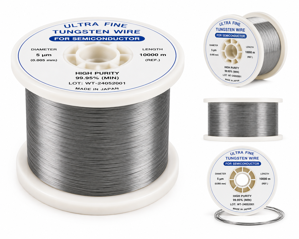 Filo di tungsteno super fine anticorrosione per microcablaggio a semiconduttore