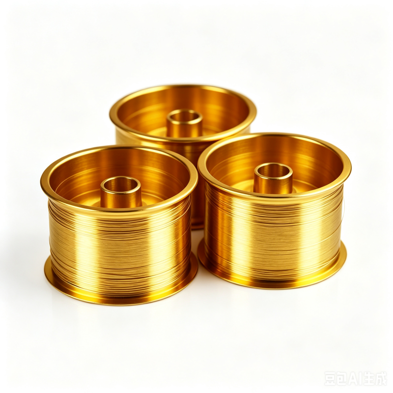 Placcaggio personalizzato 0,01 mm Ultra Fine BeCu Wire Gold Platable RF Sensor Precision Internal Wiring