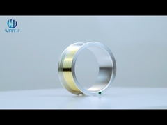 Filo in lega d'argento placcato oro